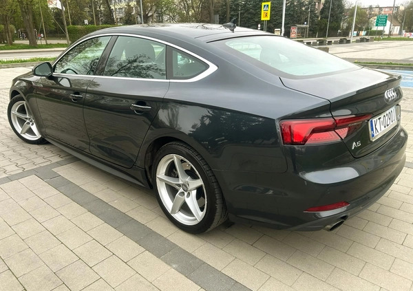 Audi A5 cena 119499 przebieg: 112500, rok produkcji 2018 z Tarnów małe 667